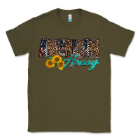 Army Green american honey Classic Tee - RacoonDesign