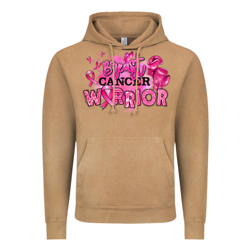 Breast Cancer Warrior Vintage Hoodie by RanaPortraitStore | Teevron