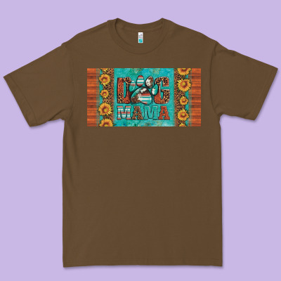 Dog Mama License Plate Premium Tee Designed By Artiststas