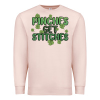 Pale Pink pinches get stitches Premium Sweatshirt - MaliasSmallBusiness