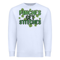 White pinches get stitches Premium Sweatshirt - MaliasSmallBusiness