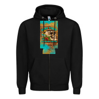 Black dead tired fueled by coffee 12 oz can cooler  (slim) Zipper Hoodie - Artiststas