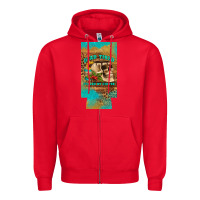 Red dead tired fueled by coffee 12 oz can cooler  (slim) Zipper Hoodie - Artiststas