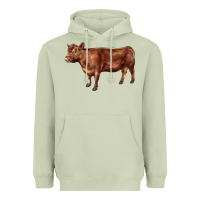 Matcha red angus cow Heavyweight Hoodie - LillyAllenDesigns