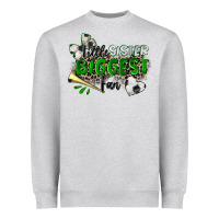 Little Sister Biggest Fan Soccer Heavyweight Sweatshirt | Teevron