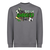 Storm little sister biggest fan soccer Heavyweight Sweatshirt - Zillion Design Studio
