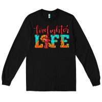 Black firefighter life Long Sleeve Tee - HRA Design Shop
