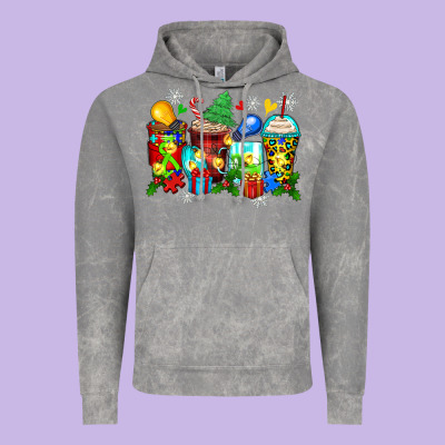 Autism Christmas Coffee Cups Vintage Hoodie Designed By Zillion Design Studio
