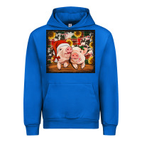 Cobalt Christmas pigs tumbler Urban Hoodie - Jasminsmagicworld