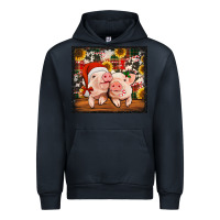 Navy Christmas pigs tumbler Urban Hoodie - Jasminsmagicworld
