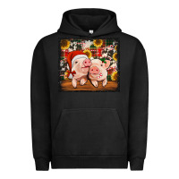 Pigment Black Christmas pigs tumbler Urban Hoodie - Jasminsmagicworld