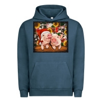 Pigment Midnight Navy Christmas pigs tumbler Urban Hoodie - Jasminsmagicworld
