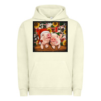 Pigment Pistachio Christmas pigs tumbler Urban Hoodie - Jasminsmagicworld