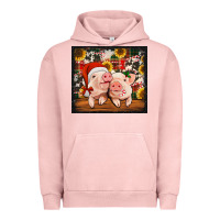 Pigment Salmon Christmas pigs tumbler Urban Hoodie - Jasminsmagicworld