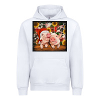 White Christmas pigs tumbler Urban Hoodie - Jasminsmagicworld