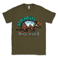 Army Green armadillo by morning Classic Tee - RacoonDesign