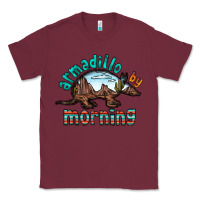 Burgundy armadillo by morning Classic Tee - RacoonDesign