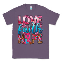 Lavender love faith hope with cancer ribbon  ado Classic Tee - AdoDesignShop