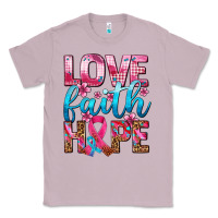 Lilac love faith hope with cancer ribbon  ado Classic Tee - AdoDesignShop