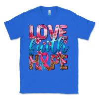 True Royal love faith hope with cancer ribbon  ado Classic Tee - AdoDesignShop
