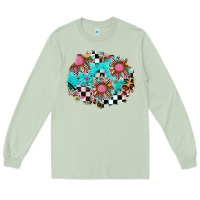 Matcha race sunflower patches Long Sleeve Tee - AdoDesignShop