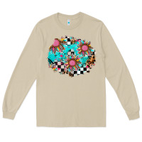 Mushroom race sunflower patches Long Sleeve Tee - AdoDesignShop