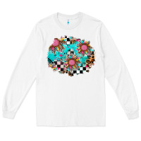 White race sunflower patches Long Sleeve Tee - AdoDesignShop