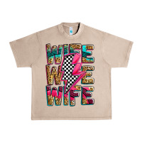 French Oak race wife wife wife lightningbolt Urban Heavy Tee - Zillion Design Studio