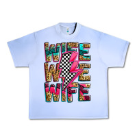 Grape Ice race wife wife wife lightningbolt Urban Heavy Tee - Zillion Design Studio