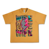 Peanut Butter race wife wife wife lightningbolt Urban Heavy Tee - Zillion Design Studio