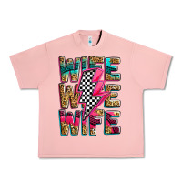 Salmon race wife wife wife lightningbolt Urban Heavy Tee - Zillion Design Studio