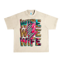 Sandshell race wife wife wife lightningbolt Urban Heavy Tee - Zillion Design Studio