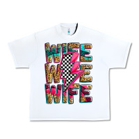 White race wife wife wife lightningbolt Urban Heavy Tee - Zillion Design Studio