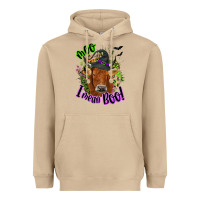 Mushroom Moo i mean boo Cow Heavyweight Hoodie - NancyCooperArtShop