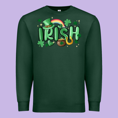 Irish Premium Sweatshirt Designed By Maliassmallbusiness