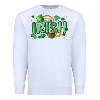White irish Premium Sweatshirt - MaliasSmallBusiness