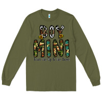 Army Green boy mini from son up to son down Long Sleeve Tee - CowhideDigitalArt