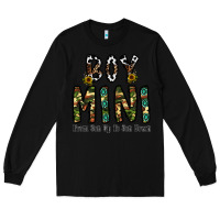 Black boy mini from son up to son down Long Sleeve Tee - CowhideDigitalArt