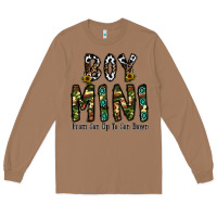Toasted Coconut boy mini from son up to son down Long Sleeve Tee - CowhideDigitalArt