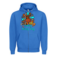 True Royal happy turkey day Zipper Hoodie - JahusDesignShop