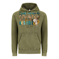 Vintage Olive i just wanna do country Vintage Hoodie - texasbilliewilder