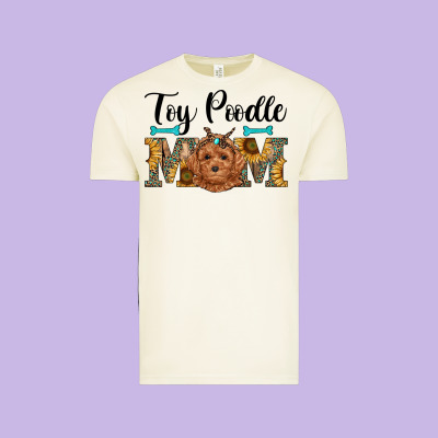 Western Toy Poodle Mom Vintage Tee Designed By Ranaportraitstore