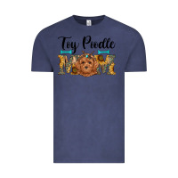 Vintage Denim western toy poodle mom Vintage Tee - RanaPortraitStore