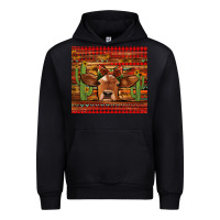 Black western christmas cow tumbler Urban Hoodie - Jasminsmagicworld