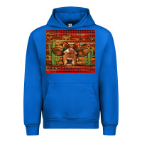 Cobalt western christmas cow tumbler Urban Hoodie - Jasminsmagicworld