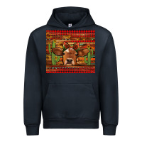 Navy western christmas cow tumbler Urban Hoodie - Jasminsmagicworld
