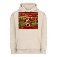 Pigment French Oak western christmas cow tumbler Urban Hoodie - Jasminsmagicworld