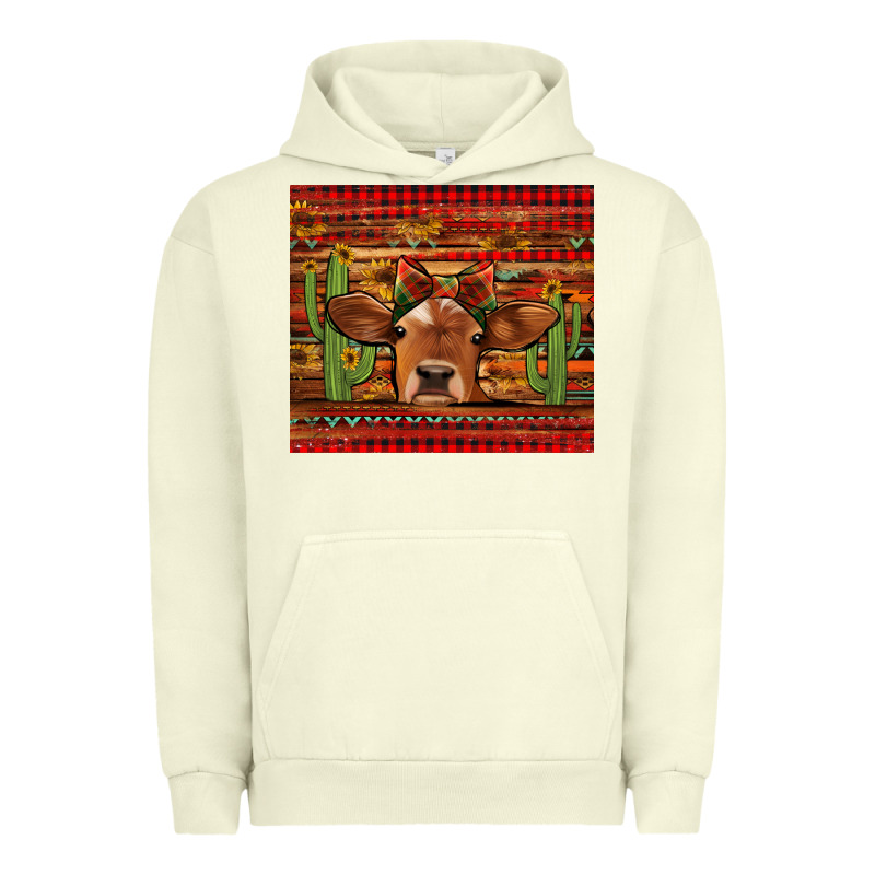Western Christmas Cow Tumbler Urban Hoodie by Jasminsmagicworld | Teevron