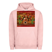 Pigment Salmon western christmas cow tumbler Urban Hoodie - Jasminsmagicworld
