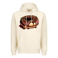 Tofu chocolate donut with candies Premium Hoodie - AdoDesignShop
